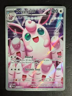 Wigglytuff 105/094 Illustration Rare Pokemon Phantasmal Flames Near Mint - Image 1
