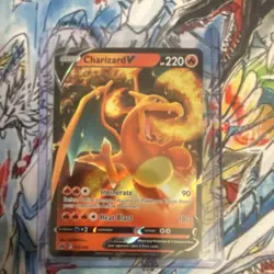 Pokemon Charizard V 017/172 Swsh09: Brilliant Stars Holo Ultra Rare 220 HP - Image 1