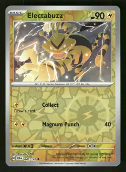 Electabuzz 046/142 Common,Reverse Holo Pokemon SV07: Stellar Crown - Image 1