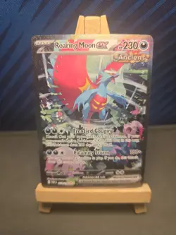 Roaring Moon EX 251/182SV04: Paradox Rift Special Illustration Rare Pokemon TCG - Image 1