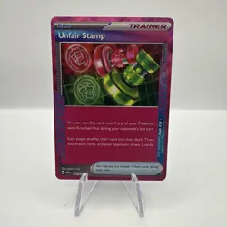 Pokemon TCG - SV Twilight Masquerade - Unfair Stamp 165/167 NM/M - Image 1