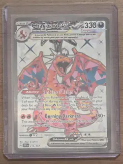 2023 Pokemon SV Obsidian Flames OBF EN Charizard ex #215/197 - Image 1