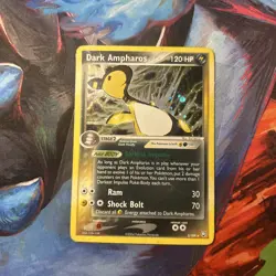 Dark Ampharos 2/109 Team Rocket Returns Reverse Holo 2004 Pokemon - Image 1
