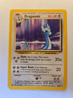 Dragonair #18 Pokemon Base Set HP - Image 1