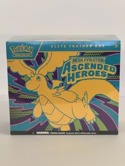 Pokemon TCG: Mega Evolution Ascended Heroes Elite Trainer Box ETB Sealed - Image 1