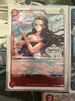 One Piece Tcg Lot 5! Nico Robin Championship Op-1! Tony Tony Chopper,Luffy Alts! - Image 2
