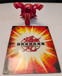 Bakugan B2 Hyper Dragonoid Red Pyrus Battle Brawlers W/magnetic card - Image 1