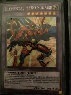 LDS3-EN104 Elemental HERO Sunrise :: Secret Rare 1st Edition Mint YuGiOh Card - Image 1