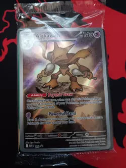Alakazam 009 Black Star Promo Mega Evolution ETB Pokemon TCG Cards SEALED - Image 1