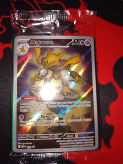 Alakazam 009 Black Star Promo Mega Evolution ETB Pokemon TCG Cards SEALED - Image 2
