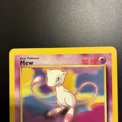 Mew #8 Black Star Promo WOTC Pokemon Card NM/LP - Image 2