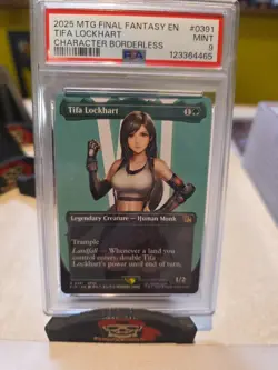 Magic The Gathering Final Fantasy Tifa Lockhart Borderless 0391 PSA 9 - Image 1