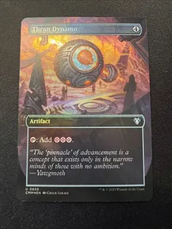 FOIL - Thran Dynamo (Borderless) Commander Masters CMM MTG - NM - Image 1