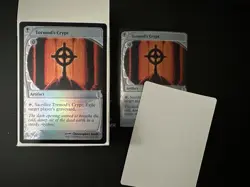 MTG Tormod’s Crypt Foil Artist Proof From Christopher Rush Family - Image 1