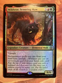 MTG Foil Wildsear, Scouring Maw & Domri, Anarch of Bolas Commander: Bloomburrow! - Image 2