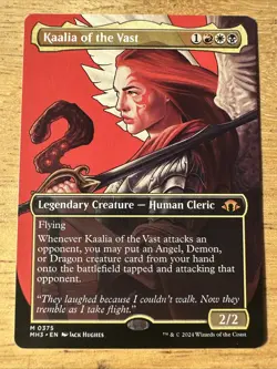 MTG Kaalia of the Vast 375 Borderless - Modern Horizons 3 #375 - Image 1