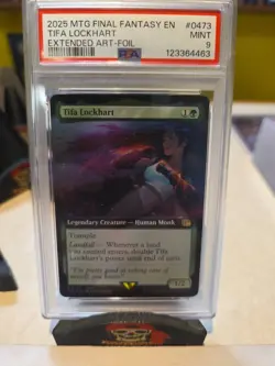 Magic The Gathering Final Fantasy Tifa Lockhart (Extended Art) Foil 0473 PSA 9 - Image 1