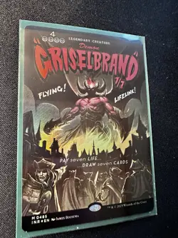 Griselbrand MOVIE POSTER ALT 0485 Black 2025 James Bousema Innistrad Re… - Image 2
