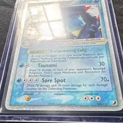 Pokemon Feraligatr ex Ultra Rare Holo EX Unseen Forces 103/115 2005 - Image 3