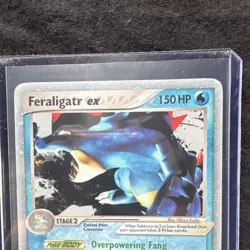 Pokemon Feraligatr ex Ultra Rare Holo EX Unseen Forces 103/115 2005 - Image 4