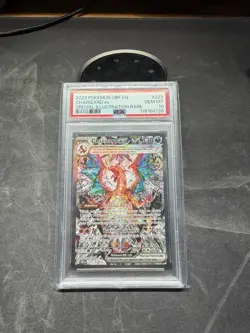 Pokemon 2023 OBF En-Obsidian Flames #223 Charizard EX Special Illustration Rare - Image 1