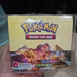 Darkness Ablaze Booster Box: Pokemon Sword & Shield - Brand New - Sealed - Image 1