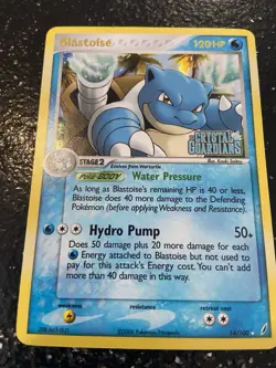 Pokemon TCG Blastoise - 14/100 (EX Crystal Guardians) 014/100 Holo - Image 1