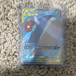 Pokemon Magikarp & Wailord GX TAG TEAM Holo Secret Rare Team Up 160/181 300 HP - Image 1