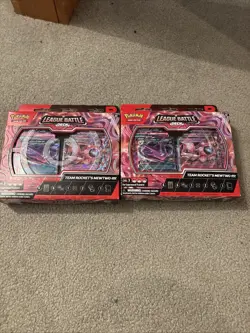 Lot Of 2 Pokemon TCG Team Rocket's Mewtwo ex League Battle Deck Sealed New - Image 1