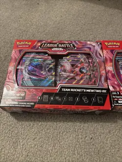 Lot Of 2 Pokemon TCG Team Rocket's Mewtwo ex League Battle Deck Sealed New - Image 2