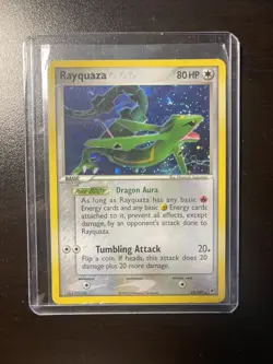 Pokemon Rayquaza 22/107 ex Deoxys Cosmos Holo Rare English MP - Image 1