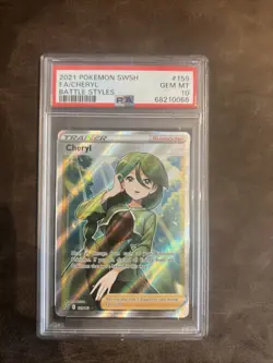 Pokemon Cheryl Battle Styles Ultra Rare Full Art #159 PSA 10 -066P1 - Image 1
