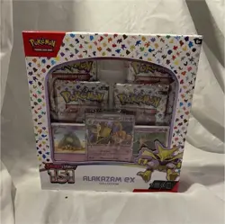 Pokemon TCG Scarlet & Violet 151 Alakazam ex Collection Box Booster Promo - Image 1