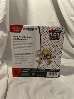 Pokemon TCG Scarlet & Violet 151 Alakazam ex Collection Box Booster Promo - Image 2