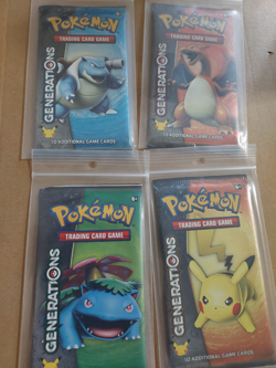 Pokemon XY Generations Booster Pack x4 Art set Sealed - Image 1