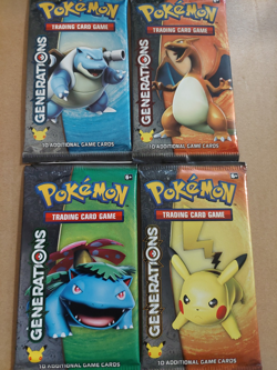 Pokemon XY Generations Booster Pack x4 Art set Sealed - Image 2