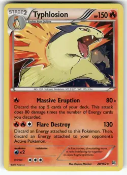 Typhlosion XY - BREAKthrough Holo Rare Pokemon Lightly played - Image 1