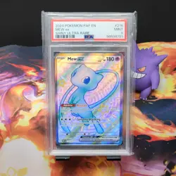 2024 Pokemon Mew ex #216 Shiny Ultra Rare PSA 9 - Image 1