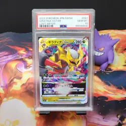 2022 Pokemon Japanese Giratina Vstar #081 PSA 10 - Image 1