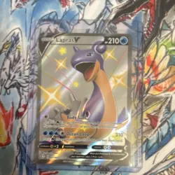 Pokemon Lapras V SV110/SV122 Shining Fates Shiny Vault Full Art Holo 210 HP Rare - Image 1