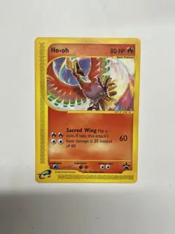 Ho-oh Black Star Promo 52 Pokemon LP - Image 1
