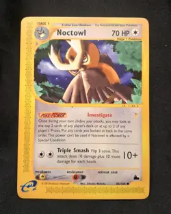 Noctowl - 40/144 Skyridge - Pokemon TCG - 2003 - Image 1