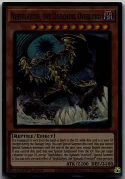 Nephilabyss, the Ogdoadic Overlord Super Rare Age of Overlord AGOV-EN016 LP - Image 1