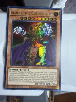 Yugioh! - Eldrich The Golden Lord - RA01-EN019 - Ultra Rare -NM/M - (Standing) - Image 1