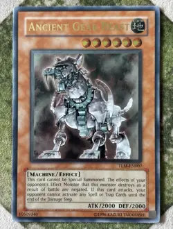 YuGiOh ANCIENT GEAR BEAST Ultimate Rare Unlimited TLM-EN007 - Image 1