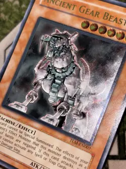 YuGiOh ANCIENT GEAR BEAST Ultimate Rare Unlimited TLM-EN007 - Image 2