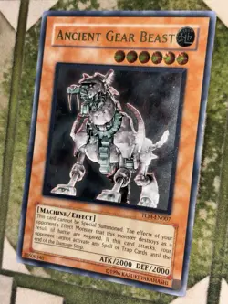 YuGiOh ANCIENT GEAR BEAST Ultimate Rare Unlimited TLM-EN007 - Image 3