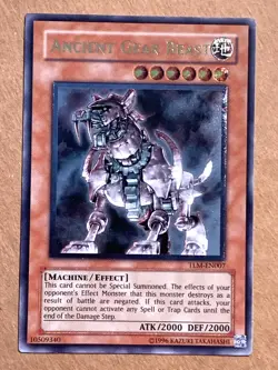 yugioh Ancient Gear Beast TLM-EN007 Ultimate Rare Unlimited Ed near mint - Image 1