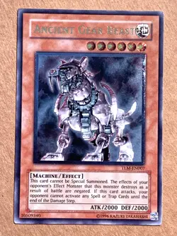 yugioh Ancient Gear Beast TLM-EN007 Ultimate Rare Unlimited Ed near mint - Image 2