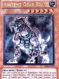 yugioh Ancient Gear Beast TLM-EN007 Ultimate Rare Unlimited Ed near mint - Image 3